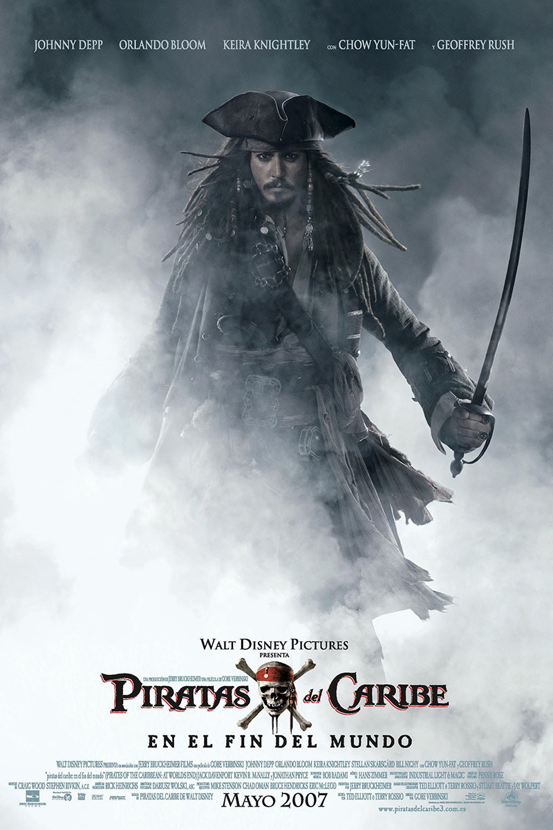 Cartel de la película Piratas del Caribe: En el fin del mundo