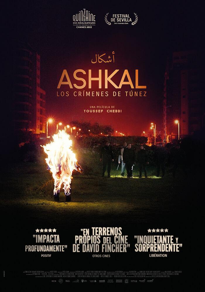 Cartel de la película Ashkal, los crímenes de Túnez