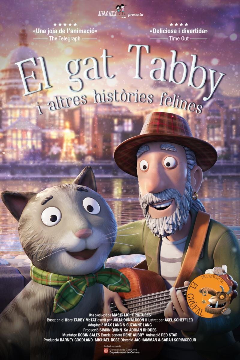 Cartel de la película El gato Tabby