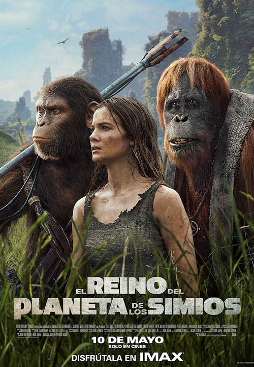 Cartel de la película El reino del planeta de los simios
