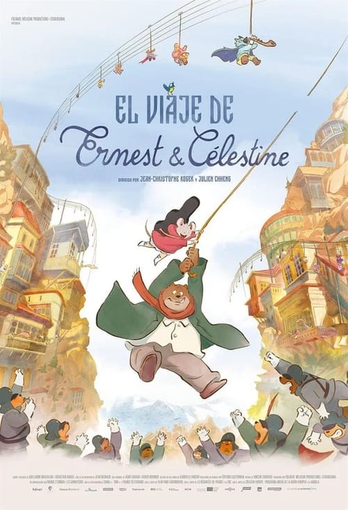 Cartel de la película El viaje de Ernest y Célestine