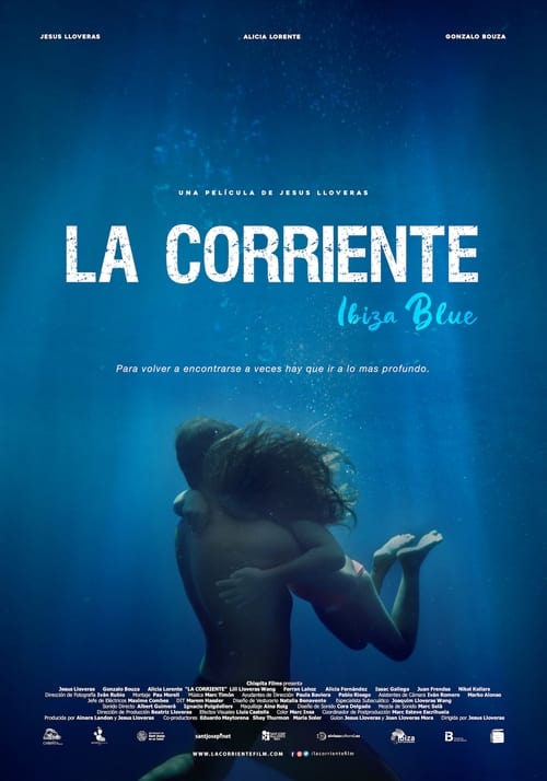 Cartel de la película La Corriente (Ibiza Blue)