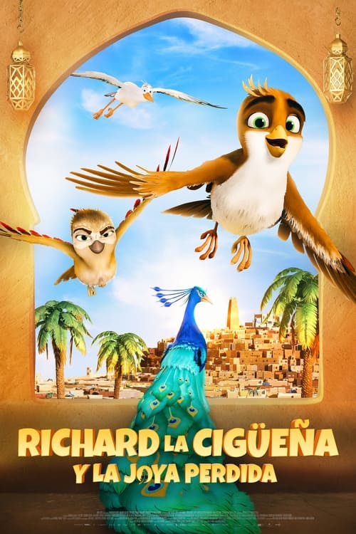 Cartel de la película Richard la cigüeña y la joya perdida