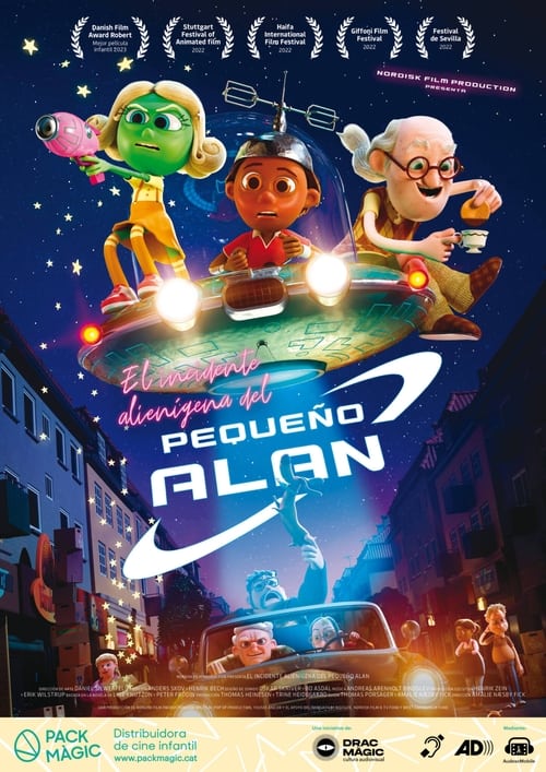 Cartel de la película El incidente alienígena del pequeño Alan