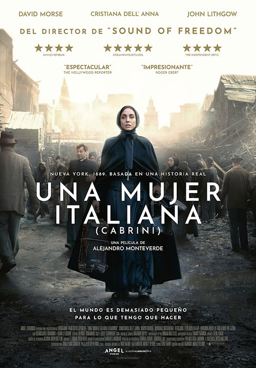 Cartel de la película Una mujer italiana (Cabrini)