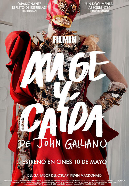 Cartel de la película Auge y caída de John Galliano