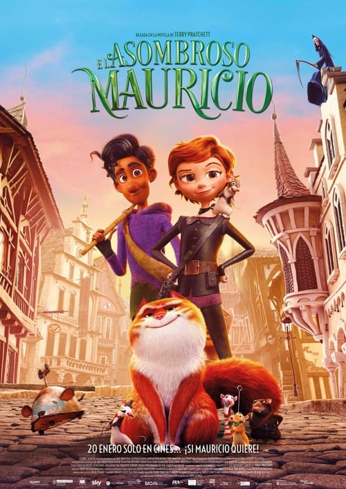 Cartel de la película El asombroso Mauricio