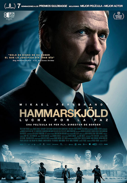 Cartel de la película Hammarskjöld. Lucha por la paz