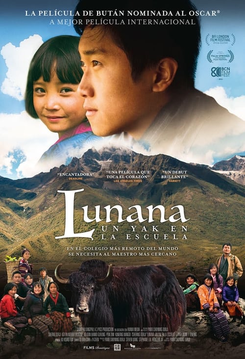 Cartel de la película Lunana, un yak en la escuela