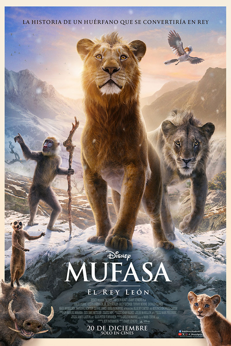Cartel de la película Mufasa: El rey león
