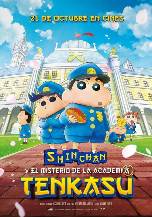 Cartel de la película Shin Chan y el misterio de la Academia Tenkasu