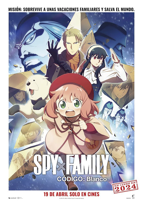 Cartel de la película Spy x Family Código: Blanco