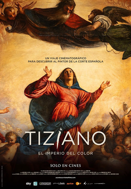 Cartel de la película Tiziano, el imperio del color