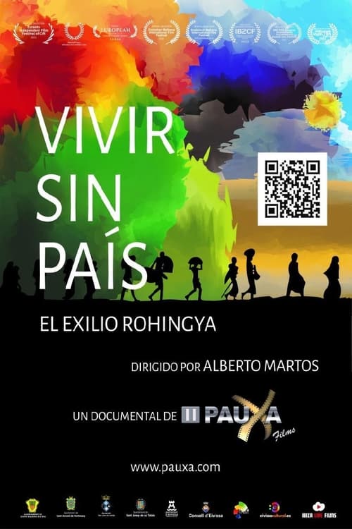 Cartel de la película Vivir sin país. El exilio rohingya