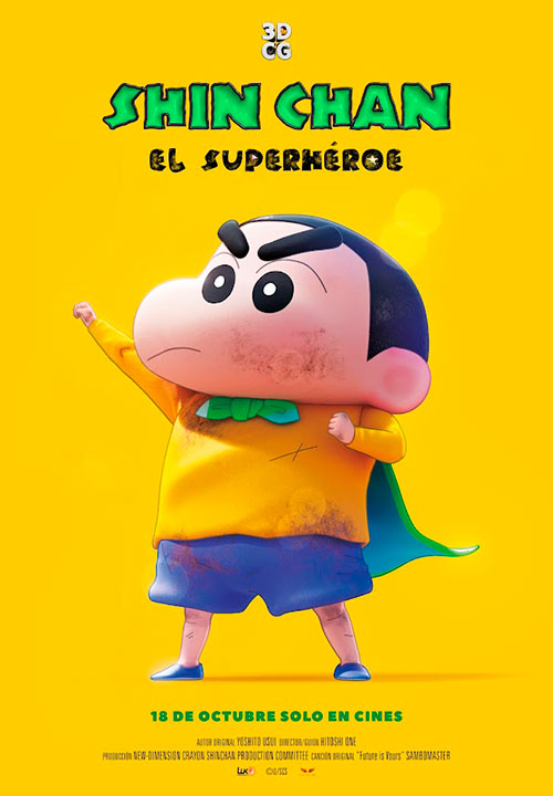 Cartel de la película Shin Chan: El Superhéroe