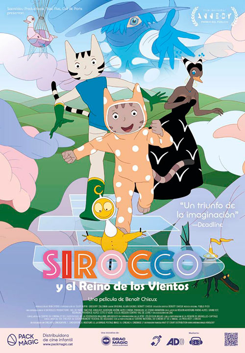 Cartel de la película Sirocco y el reino de los vientos