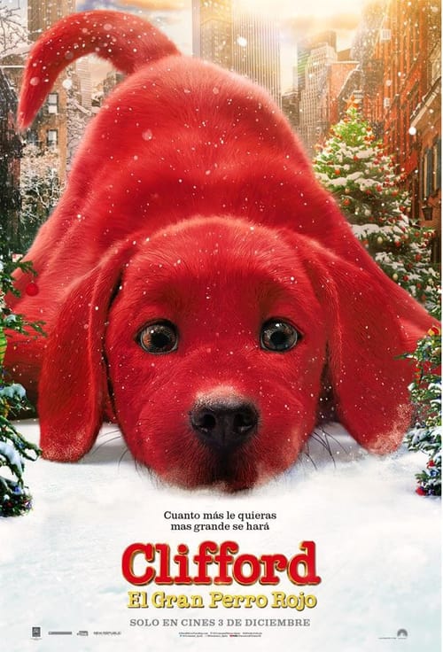 Cartel de la película Clifford, el gran perro rojo