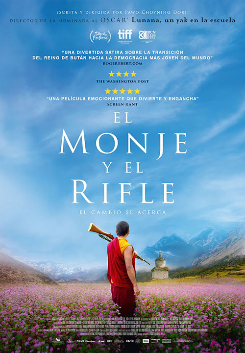 Cartel de la película El monje y el rifle