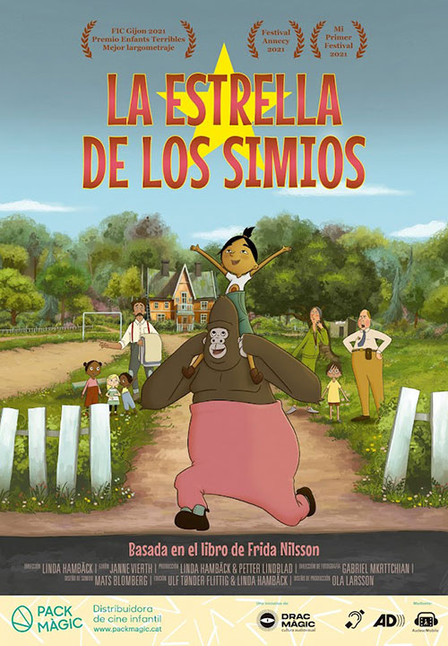 Cartel de la película La estrella de los simios