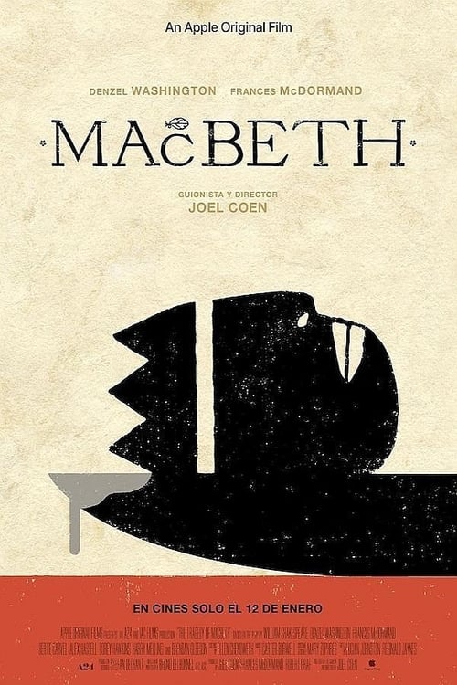 Cartel de la película La tragedia de Macbeth