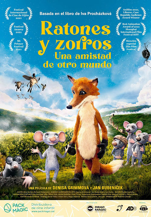 Cartel de la película Ratones y zorros. Una amistad de otro mundo