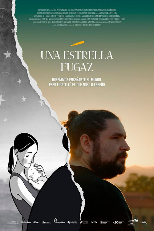 Cartel de la película Una estrella fugaz