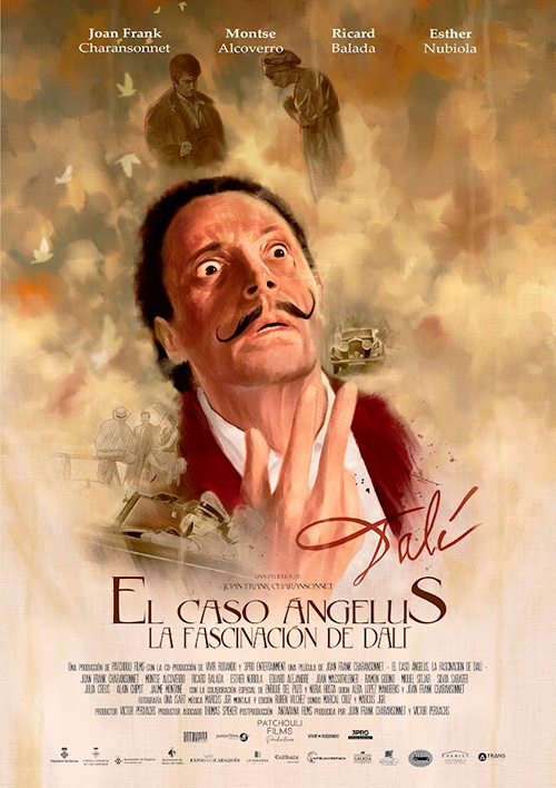 Cartel de la película El caso Ángelus, la fascinación de Dalí