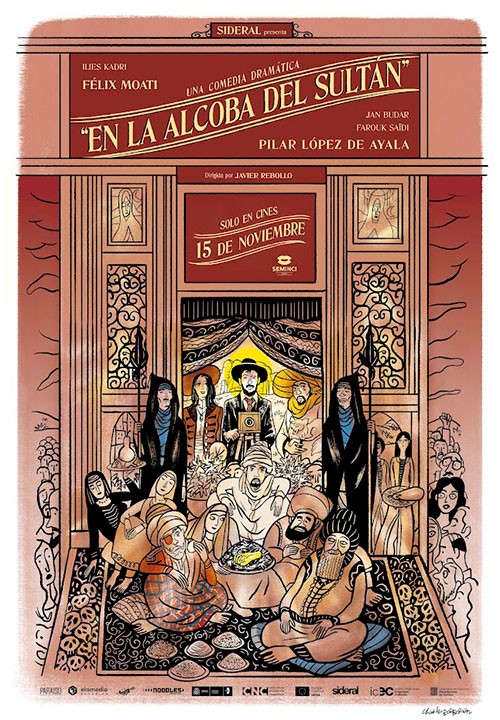 Cartel de la película En la alcoba del sultán