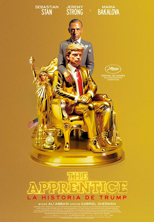 Cartel de la película The Apprentice. La historia de Trump