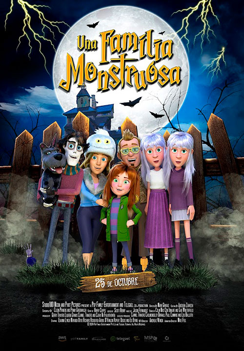 Cartel de la película Una familia monstruosa