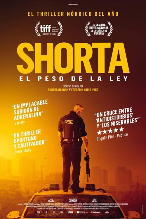 Cartel de la película Shorta. El Peso de la Ley