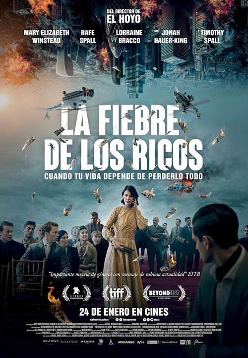 Cartel de la película La fiebre de los ricos Cartel de la película La fiebre de los ricos