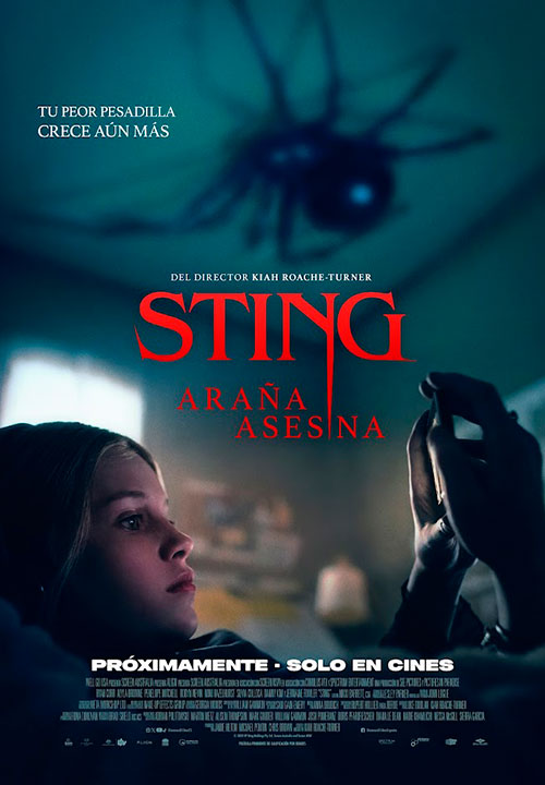 Cartel de la película Sting. Araña asesina