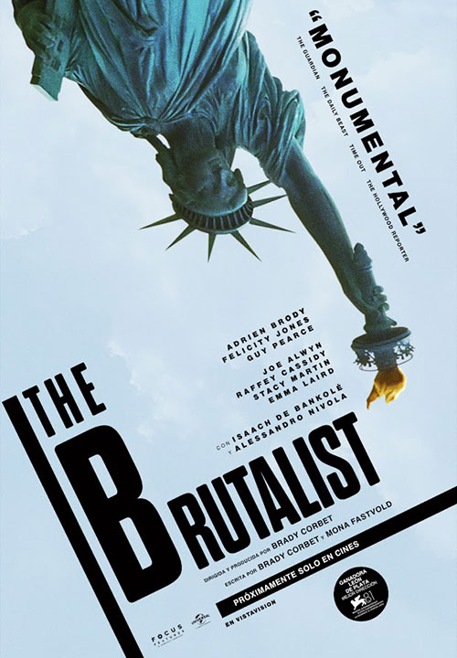 Cartel de la película The Brutalist