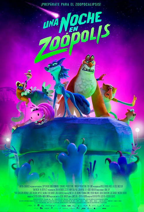 Cartel de la película Una noche en Zoopolis