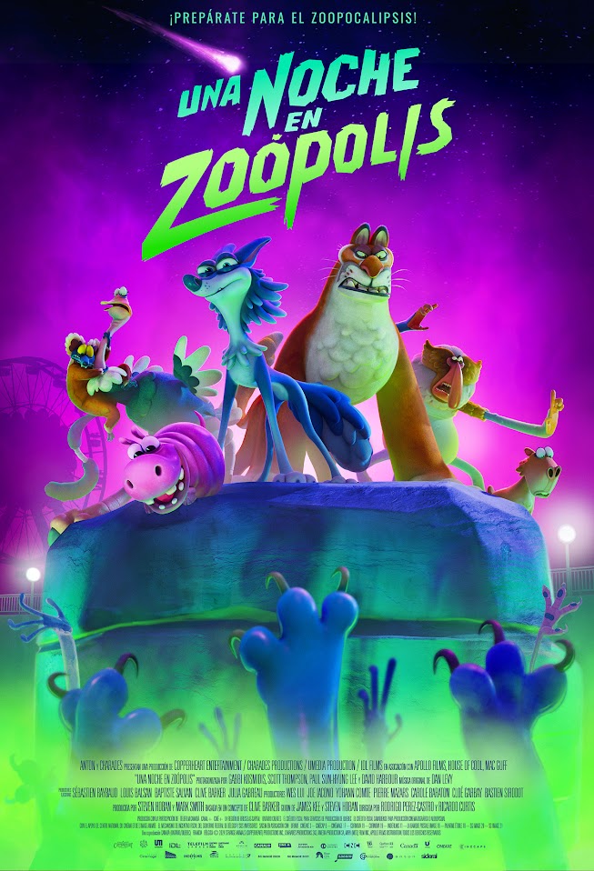 Cartel de la película Una noche en Zoopolis