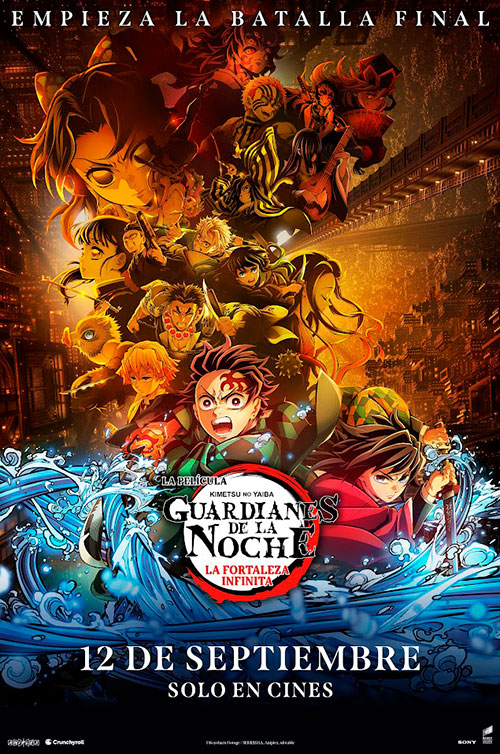 Cartel de la película Guardianes de la noche: Kimetsu no Yaiba – La fortaleza infinita