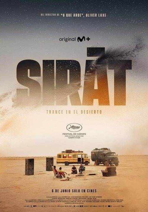Cartel de la película Sirat. Trance en el desierto