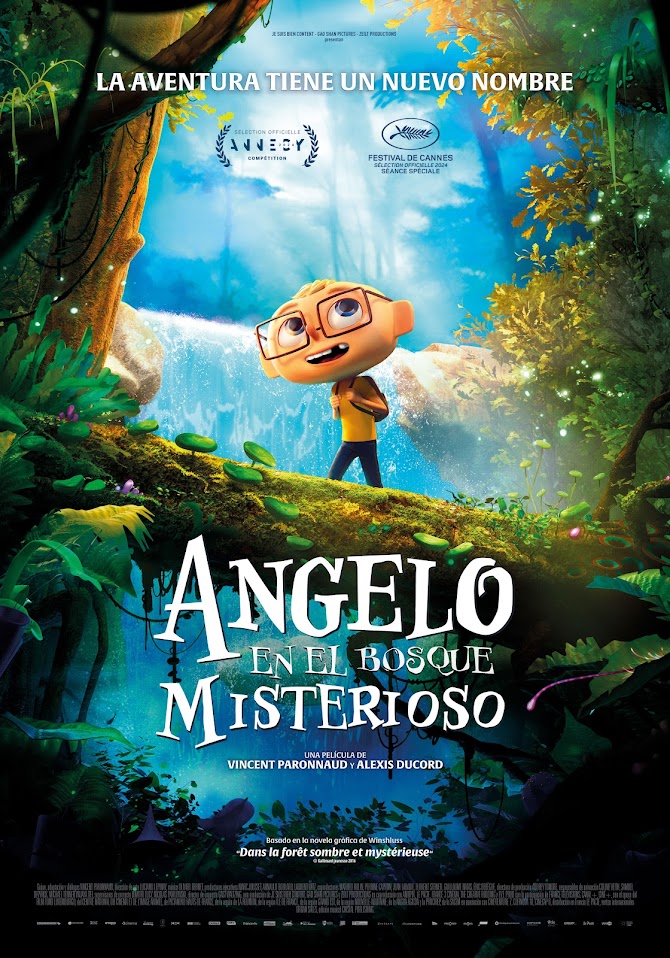 Cartel de la película Angelo en el bosque misterioso
