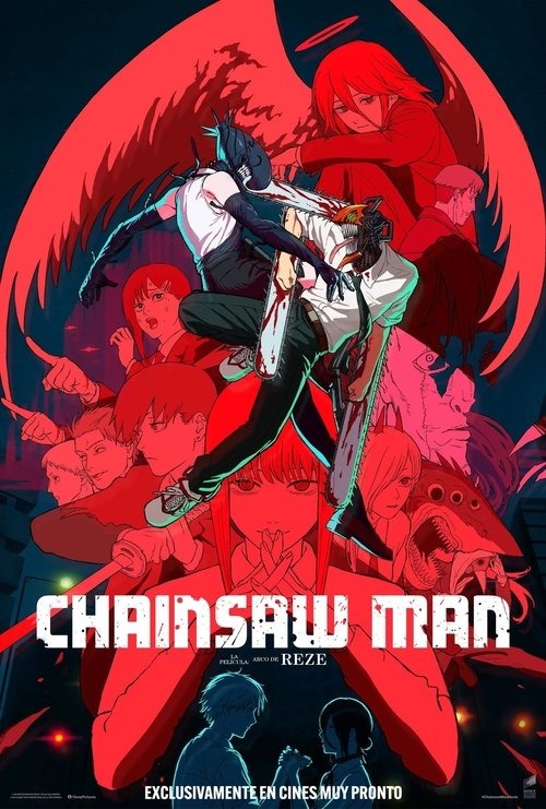 Cartel de la película Chainsaw Man – La película: El arco de Reze
