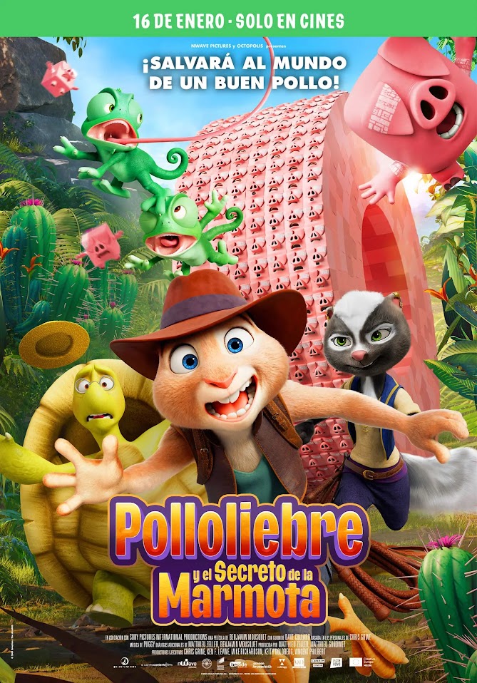 Cartel de la película Polloliebre y el secreto de la marmota