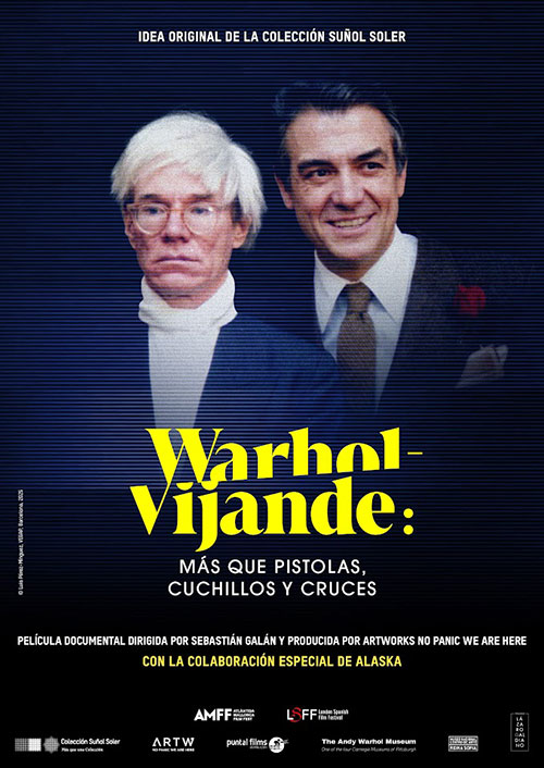 Cartel de la película Warhol-Vijande: Más que pistolas, cuchillos y cruces