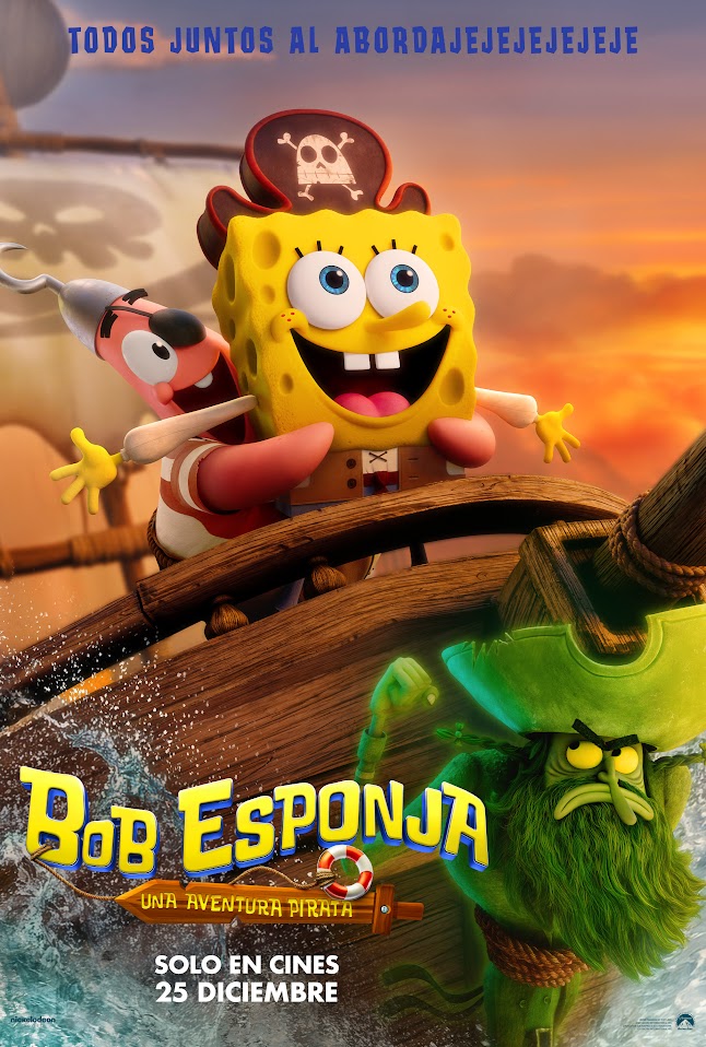 Cartel de la película Bob Esponja: Una aventura pirata