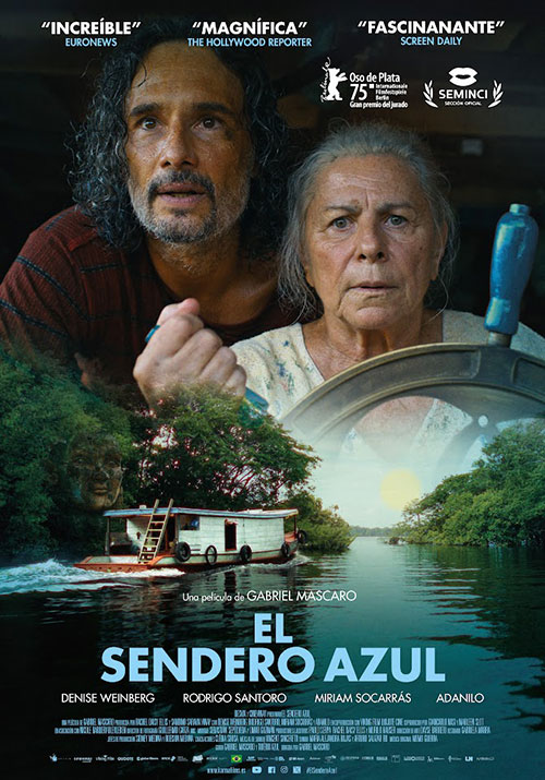 Cartel de la película El sendero azul