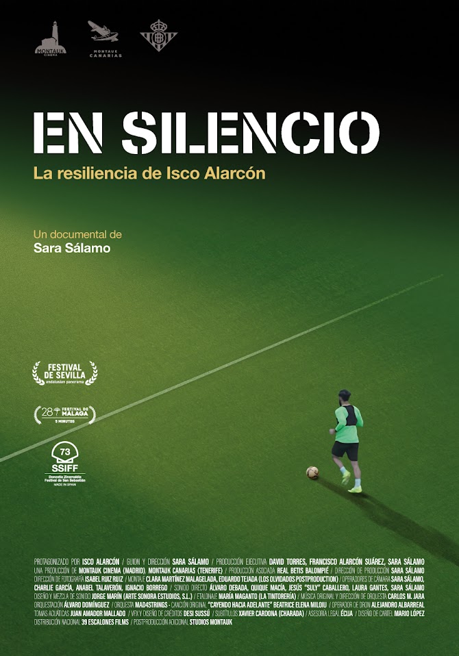 Cartel de la película En silencio. La resiliencia de Isco Alarcón