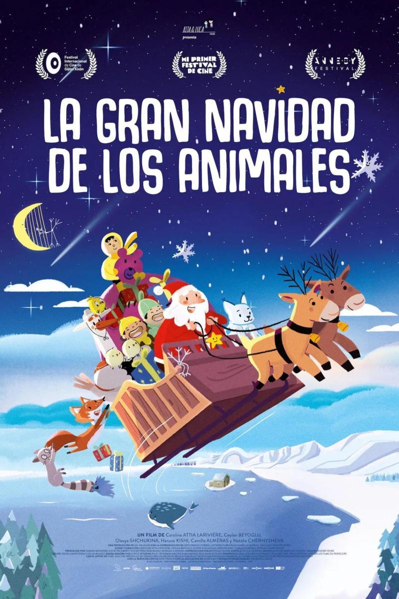 Cartel de la película La gran Navidad de los animales
