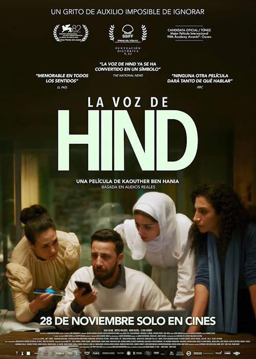 Cartel de la película La voz de Hind