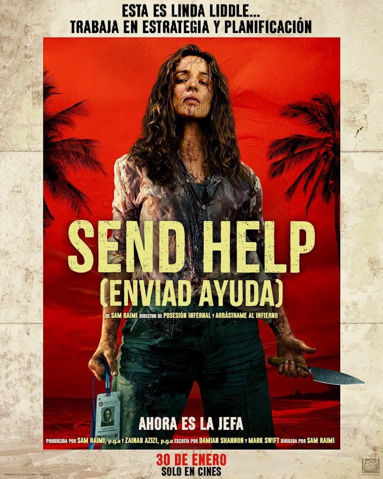 Cartel de la película Send Help (Enviad ayuda)