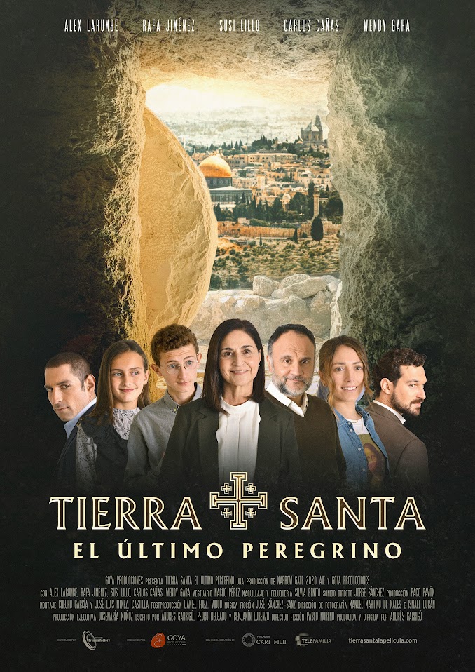 Cartel de la película Tierra Santa. El último peregrino