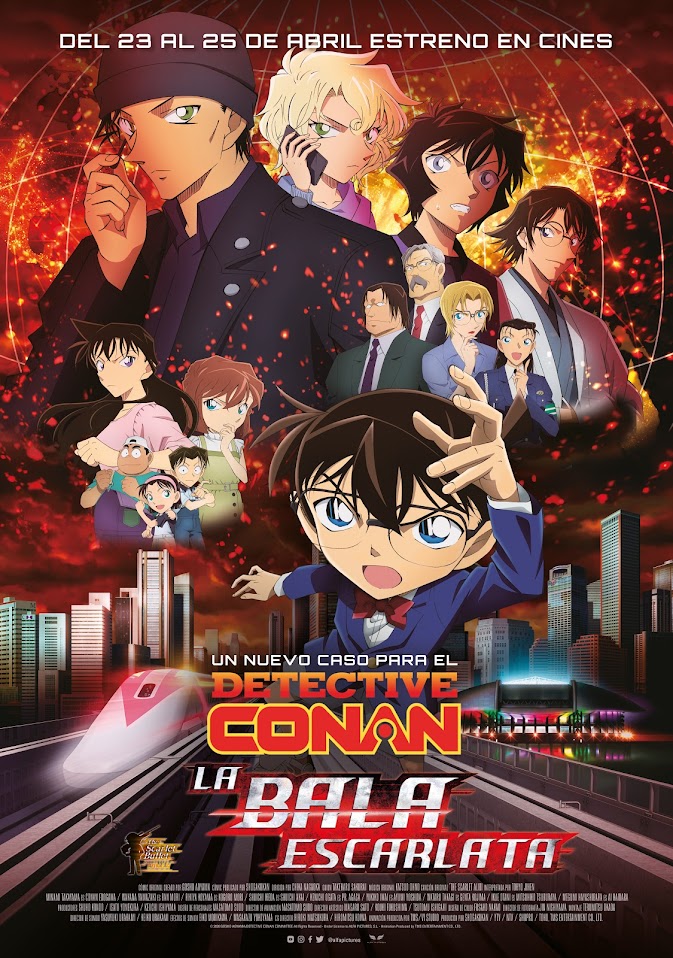 Cartel de la película Detective Conan: La bala escarlata